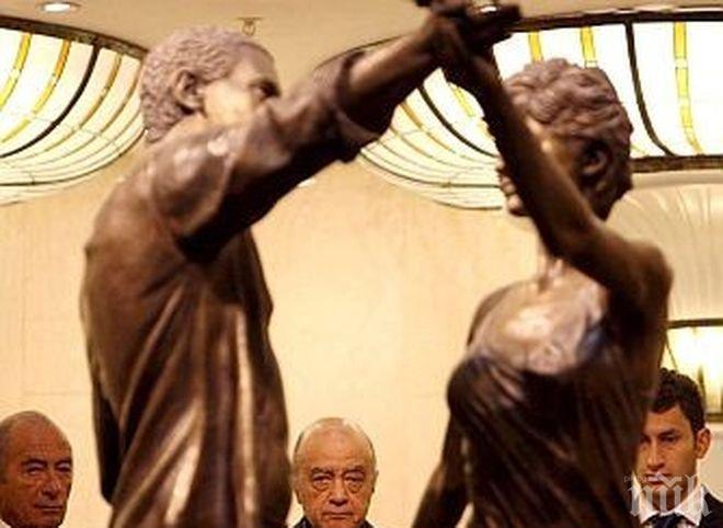 Свалят скулптурата на принцеса Даяна и Доди