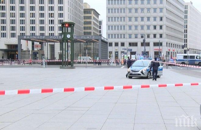 Паника в Берлин! Отцепиха площад заради подозрително куфарче (ВИДЕО)