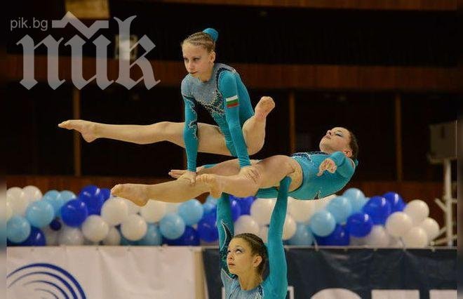 Българските акробати спечелиха 12 медала в Арена Армеец