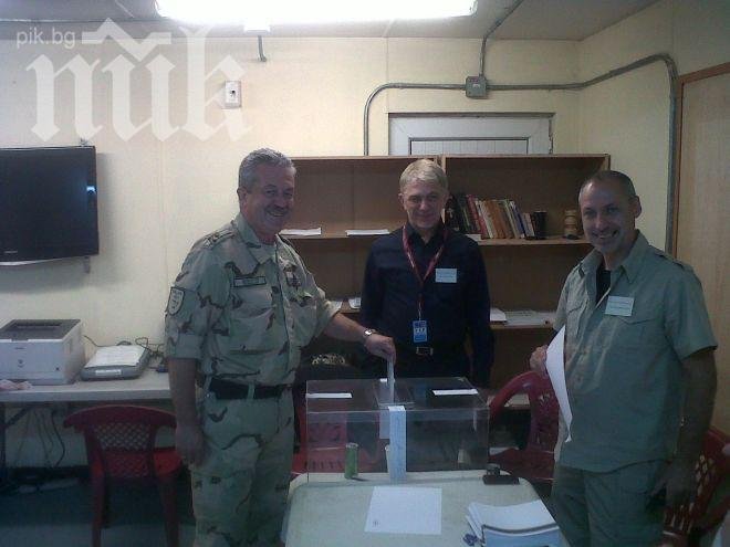 447 военни зад граница са участвали във вота
