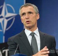 Генералният секретар на НАТО пристигна в Македония, за да обсъди кандидатурата й за членство