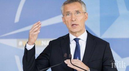 генералният секретар нато пристига посещение скопие