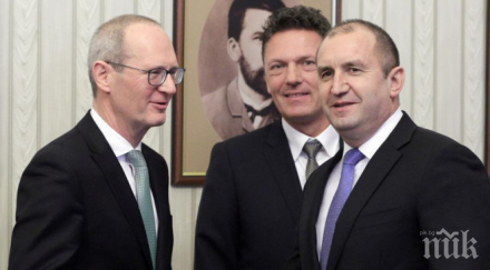 президентът радев договаря немски инвеститори развитието бизнеса нас