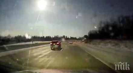 падането метеорит мичиган предизвика земетресение