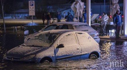 страховитата буря фредерика премина територията полша