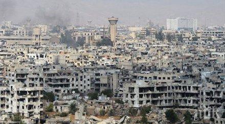 девет загинали минометен обстрел жилищен квартал дамаск