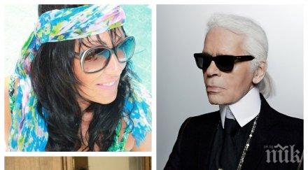 звезден блясък жената маджо празнува рожден ден карл лагерфелд