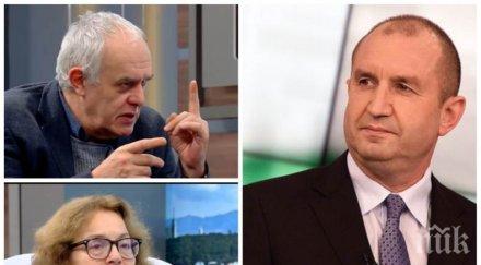 сблъсък ефир политолози лют спор заради президента радев