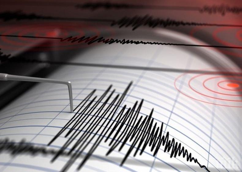 Земетресение с магнитуд 2.3 по Рихтер бе регистрирано край благоевградското село Кладенци