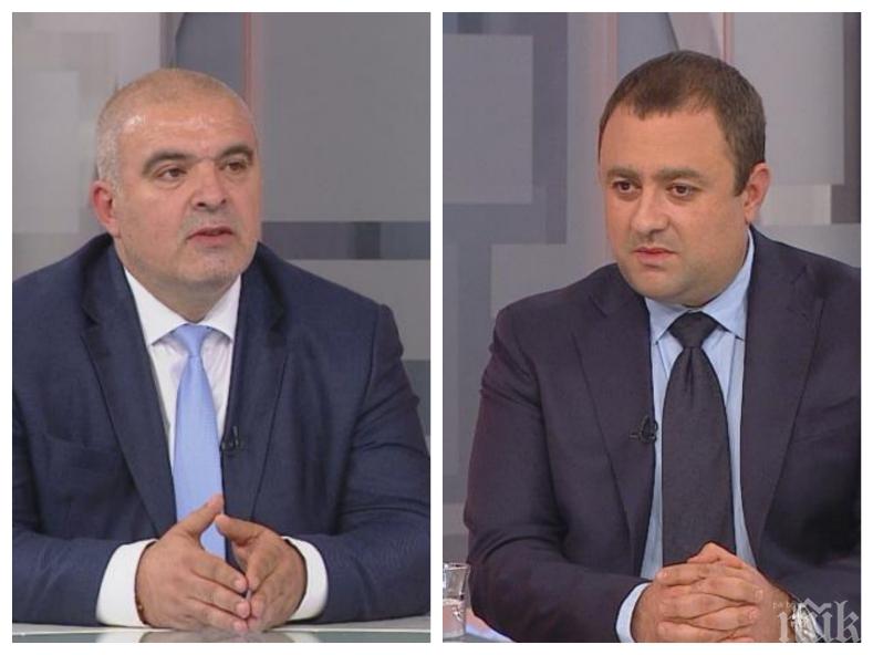 ОГЪН И ЖУПЕЛ! Часове преди вота на недоверие: БСП и ГЕРБ кръстосаха шпаги в ефир