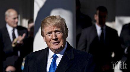 тръмп тръгна давос