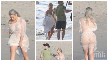 тяло показ ким кардашян събра погледи време фотосесия малибу