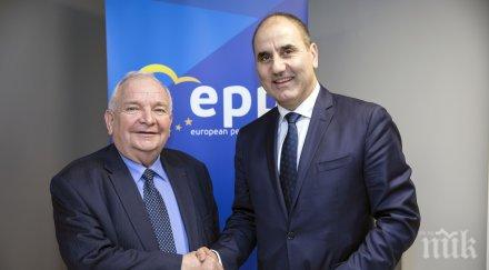 цветан цветанов обсъди политическата обстановка българия председателя енп жозеф дол