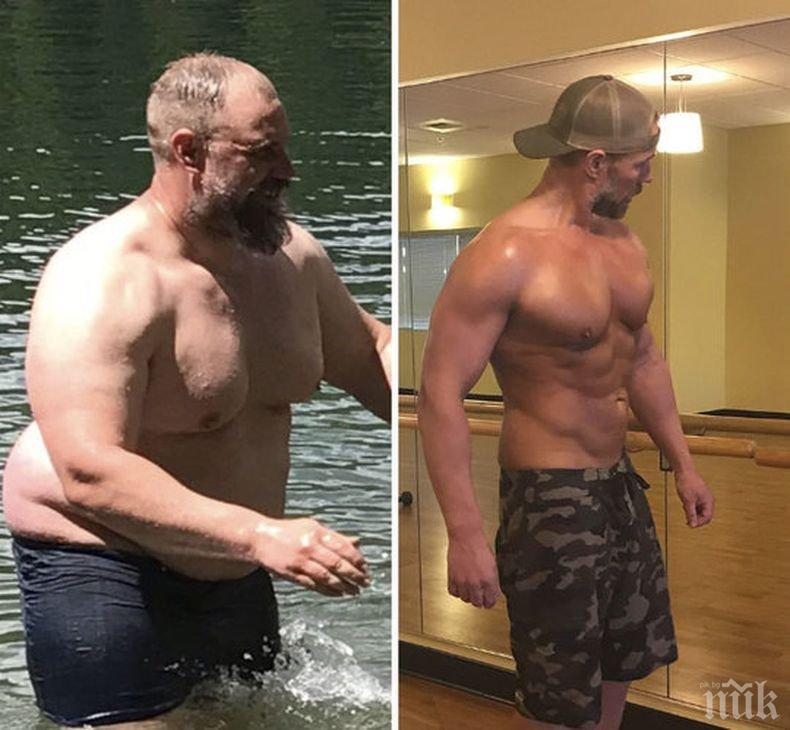 УНИКАЛНО! Един баща се стопи в името на семейството си (СНИМКИ)