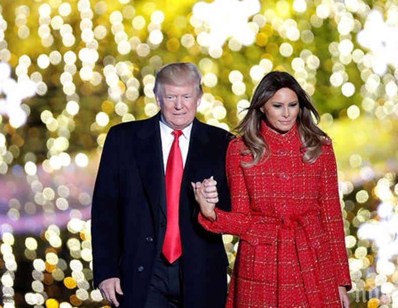 Порноактриса скара Мелания и Доналд Тръмп