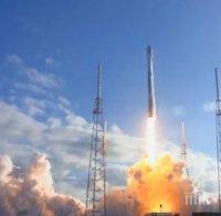 Ракета-носител Falcon 9 със спътник е била изстреляна във Флорида