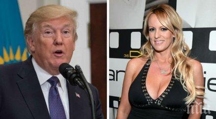 порно актрисата отрече афера тръмп откакто женен