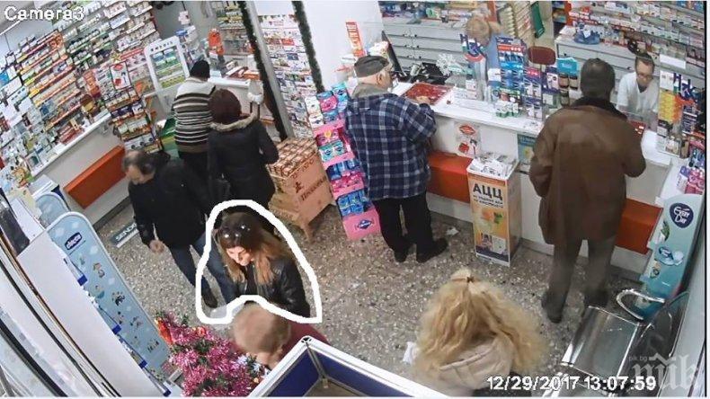 ВНИМАВАЙТЕ! Тази крадла бърка в чанти и обира портмонета в Пловдив! (СНИМКИ)