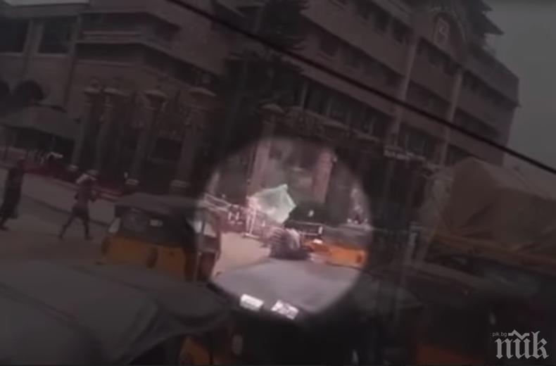 УНИКАЛНО ВИДЕО! Заснеха ангел в Нигерия