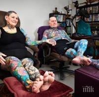 69-годишна американка е най-татуираната жена в света! Вижте я (ВИДЕО)