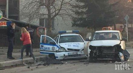 трима пострадали катастрофата полицейската патрулка пловдив