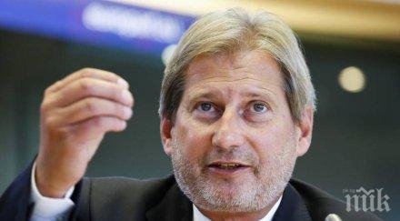 гръцкото външно министерство разкритикува йоханес хан казал македония вместо бюрм