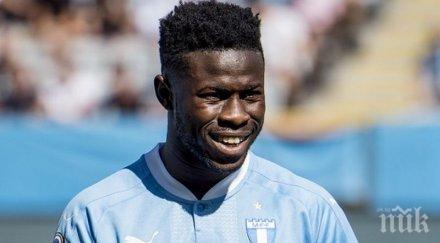 рецидив ганайски футболист малмьо отново ареста изнасилване