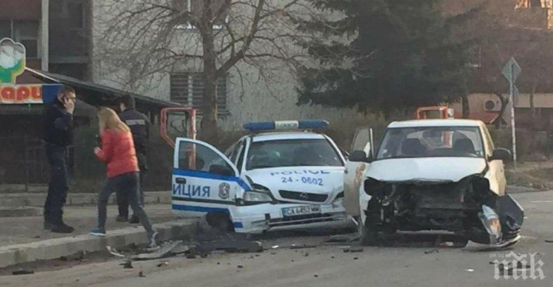 Трима пострадали при катастрофата с полицейската патрулка в Пловдив