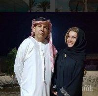 Есил Дюран на автопарк в Абу Даби