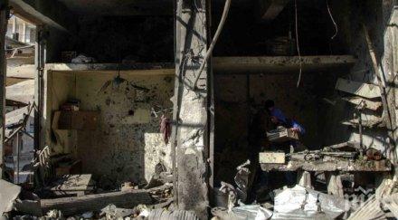 сащ бомбардираха сирия