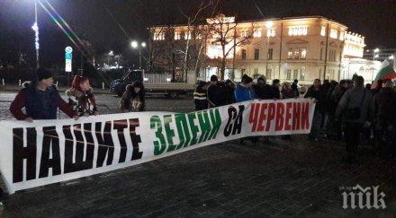 отново мижав протест зелените