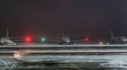 снеговалежът затрудни работата летище барахас мадрид