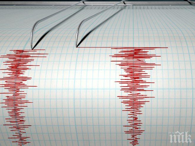 Трус! Земетресение 4,5 край бреговете на Камчатка