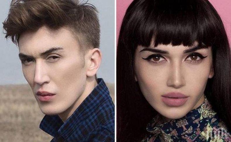 ШОК И УЖАС! Финалистка в конкурса за красота в Казахстан се оказа... мъж (СНИМКИ)