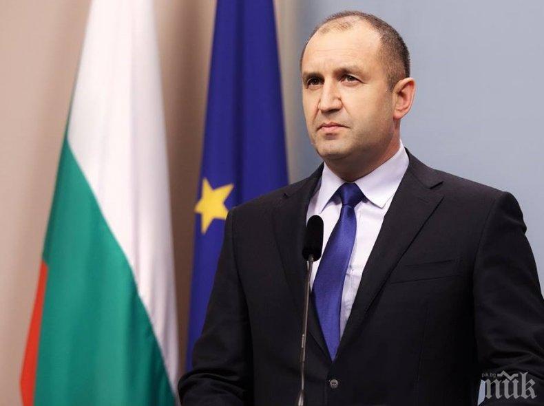 Румен Радев нарече стратегията на ЕК за Западните балкани навременен документ