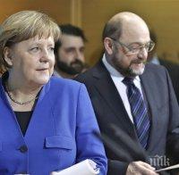 Ангела Меркел: Желая на Мартин Шулц, по човешки, всичко добро