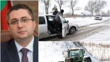 ЕКСКЛУЗИВНО! Регионалният министър Николай Нанков с важен коментар за ситуацията по пътищата след снеговалежите