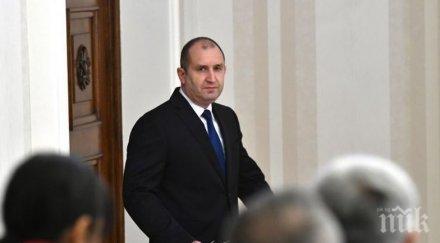 румен радев изпрати съболезнователно писмо владимир путин