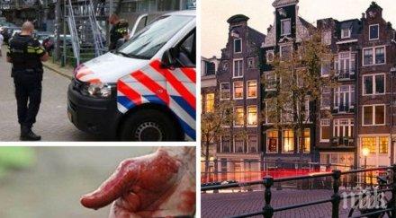 извънредно клаха нож млада българка амстердам жената бере душа болница