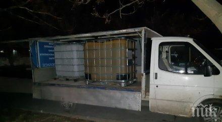 митничари спипаха контейнер тон нелегално гориво