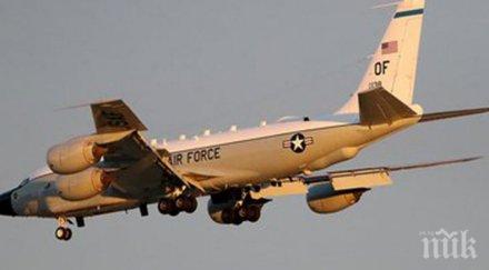 американски разузнавателен самолет засечен западната граница русия