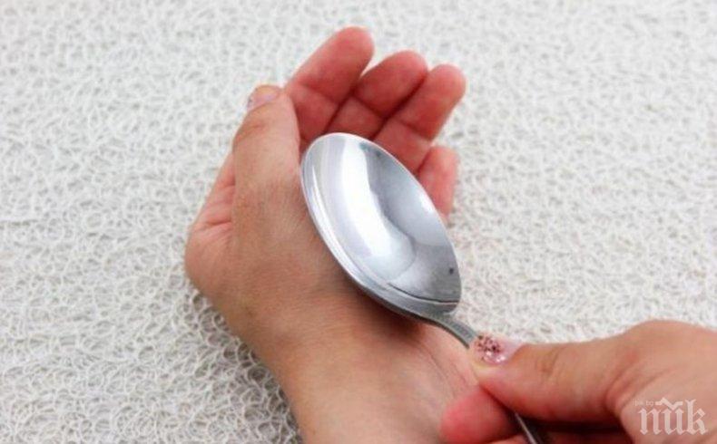 Домашен здравен тест за 60 секунди: Болни ли са вътрешните ви органи? Направете го с най-обикновена лъжичка