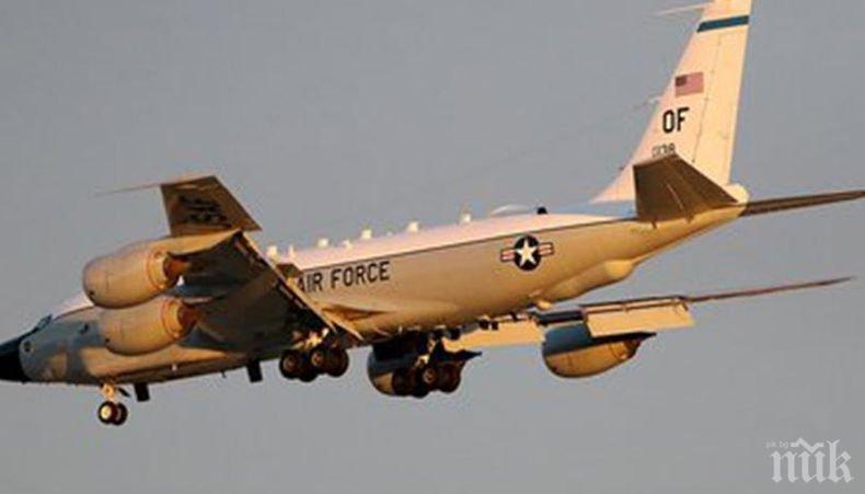 Американски разузнавателен самолет засечен край западната граница на Русия