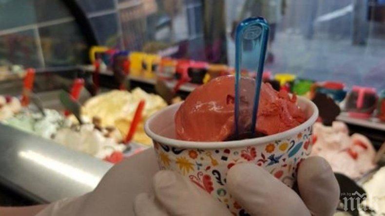 Кафене в Шотландия предлага сладолед, от който се умира