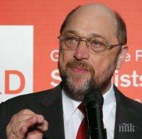 ИЗНЕНАДА! Мартин Шулц хвърли оставката си като лидер на ГСДП