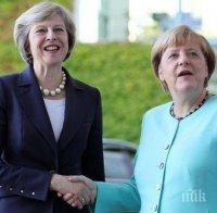 Тереза Мей ще проведе решаващи разговори с Ангела Меркел за преходния период на Брекзит