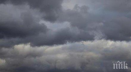 идват облаци малка вероятност валежи температури градуса