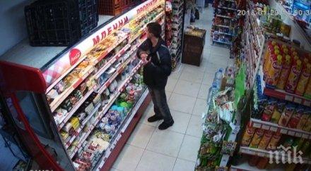 екшън продавачка заклещи крадец бакалия