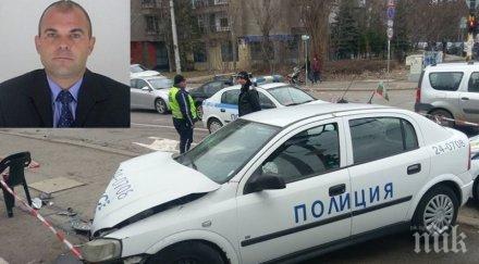 меле монтана полицейски шеф катастрофира служебен автомобил рани колежка