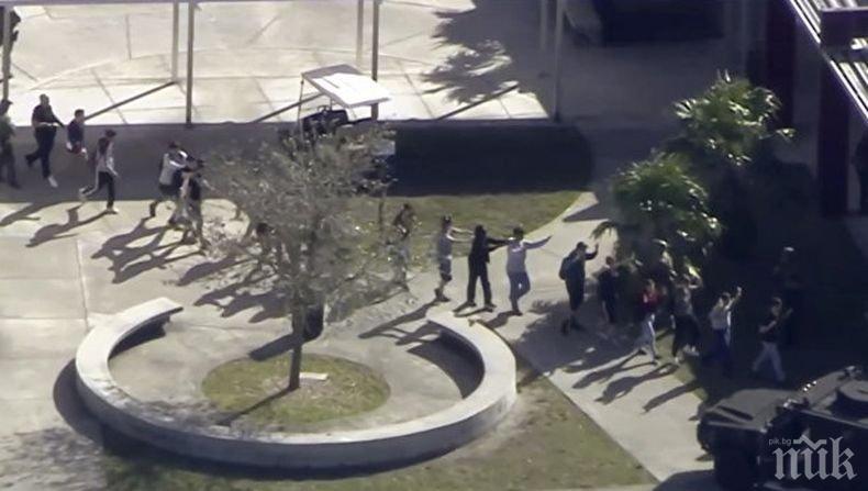Според противопожарните служби във Флорида: Ранените при стрелбата в училището са между   20 и 50 души